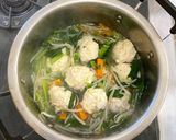 ふわふわ鶏団子の野菜スープ作り方5写真