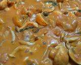 鶏肉と南瓜☆きのこのトマトクリーム煮作り方8写真