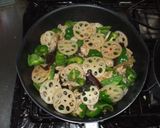蓮根ピリ辛炒め♪簡単レシピ豚肉キクラゲ作り方9写真