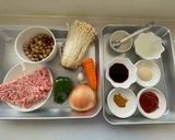 野菜と豆のドライカレー作り方1写真