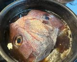鯛1匹で昆布〆お刺身＆塩焼き煮付け鯛定食作り方13写真