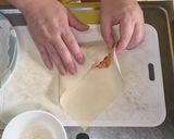 残り物パスタでナポリタン春巻き作り方2写真