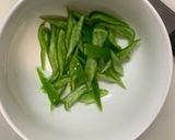 簡単オイ梅クリーム味青椒肉絲風作り方8写真