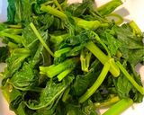モロヘイヤと梅肉のポン酢和え作り方3写真