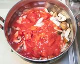 鶏肉とマッシュルームのトマト煮作り方7写真