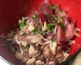 鰹と茗荷の生姜めんつゆ和え作り方2写真