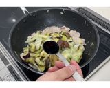 なすときゃべつの豚ぽん酢バター炒め★動画あり★作り方19写真