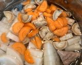 もつ鍋(濃厚ごまみそ味)根菜もたっぷり作り方8写真