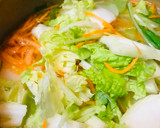 鍋の素活用●鶏肉と切り餅＆うどん鍋作り方1写真