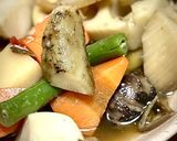 カット野菜で時短根菜の煮物※たけのこ入り作り方4写真
