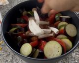 夏野菜たっぷりチーズグリルサンド作り方3写真