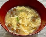 ふわトロかき玉☆なめことエノキの味噌汁作り方6写真