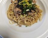 ツナと柚子のバター醤油スパゲティ作り方10写真