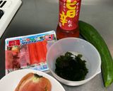 カニカマときゅうりの旨辛サラダ作り方1写真