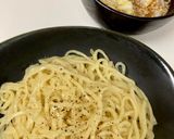 魚介系つけ麺に茹で白菜作り方2写真