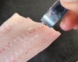 イサキと新玉ねぎの鮎魚醤スパゲッティ作り方1写真