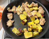 鶏ももとさつまいもの照り焼きバター作り方8写真