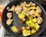 鶏ももとさつまいもの照り焼きバター作り方8写真