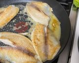 フライパンひとつ☆白身魚のバターソース☆作り方4写真