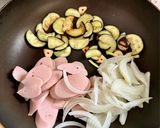 ✨ナスとソーセージのトマトパスタ作り方4写真
