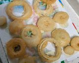 甘くてサクサク！揚げ焼きでオニオンリング作り方4写真