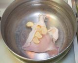 鶏とかいわれの冷たいお蕎麦作り方1写真
