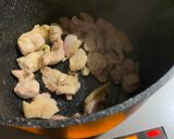 栗と鶏肉の煮物（きのこ・さつま芋で秋味覚作り方2写真