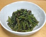 蕨の含め煮塩昆布和え作り方1写真