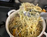 ワンパンバジルスパゲッティ作り方5写真