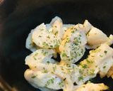 小鉢レシピ●鶏皮のシチュー煮作り方1写真