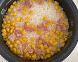 ベーコンとコーンの炊き込みご飯作り方2写真