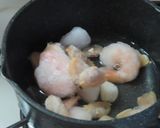 海鮮とブロッコリとひよこ豆のパスタ作り方2写真