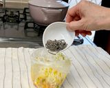 ポリ袋湯煎　かぼちゃと半熟卵ホットサラダ作り方6写真