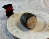 可愛いまん丸🩷海苔おにぎり（さるぼぼ）作り方4写真