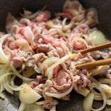 ☆甘辛豚丼☆作り方3写真