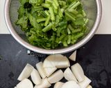 カリカリ鶏胸肉のカブあん作り方2写真
