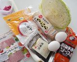 キャベツと長芋を使った定番のお好み焼き作り方1写真
