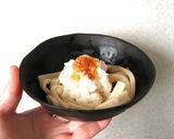 水の代わりに味噌汁で作るうどんの麺作り方18写真