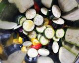 夏の夕飯簡単ズッキーニ夏野菜鶏胸肉グリル作り方8写真