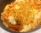 簡単・焼きそばイタリアーノ…絵はくちびる作り方1写真