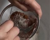 Tops風　胡桃入りチョコレートケーキ作り方4写真