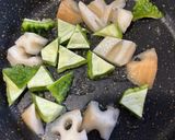 レンコンとゴーヤの黒酢炒め作り方5写真