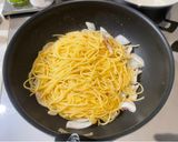 新子アオリイカ のバター醤油パスタ作り方4写真
