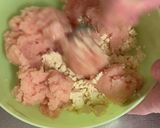 鶏胸ひき肉と豆腐のネギ塩つくね風!作り方3写真