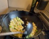 ピリッとシャキッと、わさび菜炒飯作り方6写真