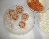 蓮根はさみ焼き♪簡単薬膳漢方作り方6写真