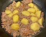 新じゃがいもと挽肉の甘辛とろとろ煮作り方4写真