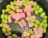 ブロックベーコンと枝豆の簡単すぎる副菜作り方2写真