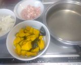 娘の給食のレシピ(^q^)南瓜の含め煮☺作り方8写真