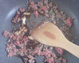 キャベツと合い挽き肉餡かけそうめん作り方3写真